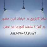 شارژ کارتریج در خیابان امین حضور